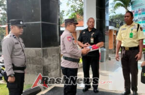 Kegiatan Cooling System SatBinmas Polres Karangasem Berkoordinasi Dengan Security Bank BPD Karangasem