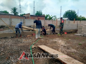 Kodim 1628/SB Laksanakan Pendampingan Pengukuran Lahan Koperasi Merah Putih