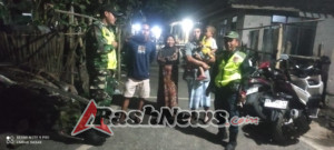 Wujudkan Wilayah Kondusif, Babinsa Jajaran Kodim Loteng Intensifkan Patroli Malam Dengan Warga