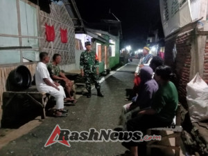 Sinergi TNI, Pol PP, Karang Taruna, dan Tokoh Masyarakat Ciptakan Keamanan Wilayah Woha