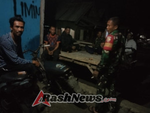 Jaga Kamtibmas, Babinsa Koramil Pekat Aktif Kontrol Ronda Warga