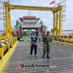 Pengamanan Pelabuhan  Poto Tano, Wujud TNI Jaga Kondusivitas Wilayah