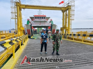 Pengamanan Pelabuhan  Poto Tano, Wujud TNI Jaga Kondusivitas Wilayah