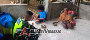 Babinsa Desa Manulondo Pantau Wilayah dan Himbau Warga Tetap Waspada