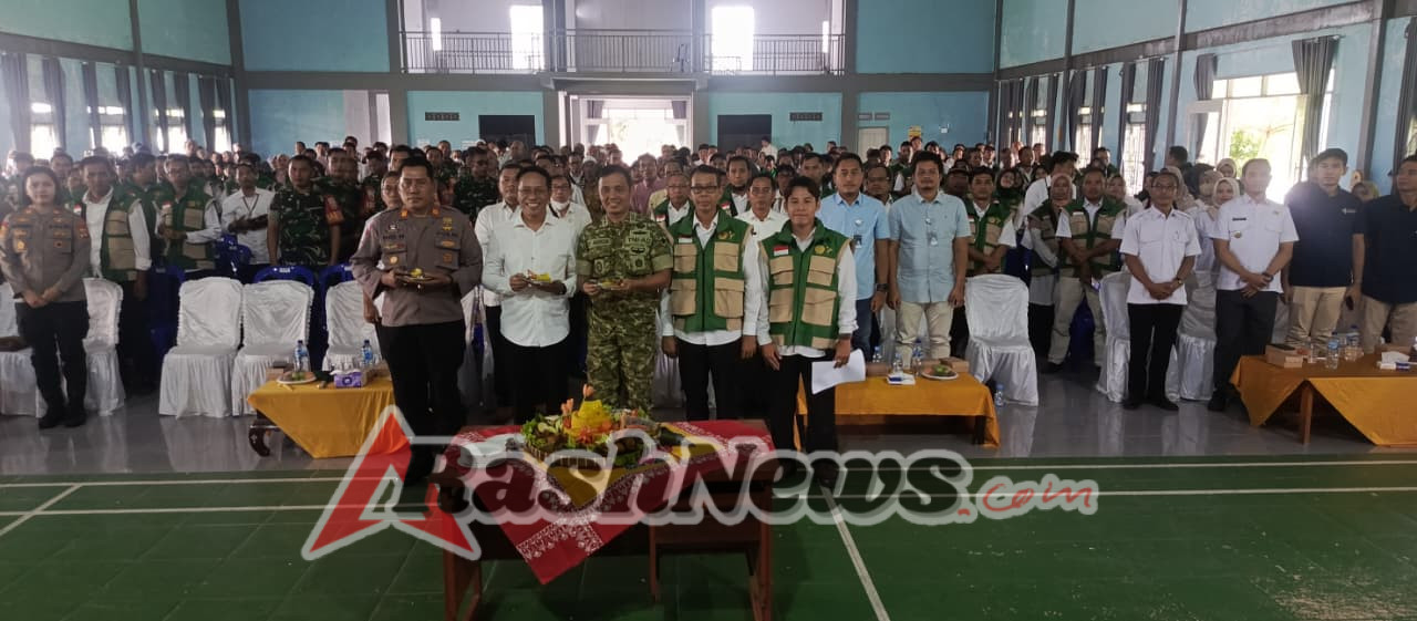 Kodim 1615/Lombok Timur Dukung Penuh Swasembada Pangan Lewat Tasyakuran di Sukamulia