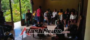 Babinsa Koramil 1625-02/Aimere Ikuti Zoom Panen Raya dan Pengumuman Swasembada Pangan Presiden RI