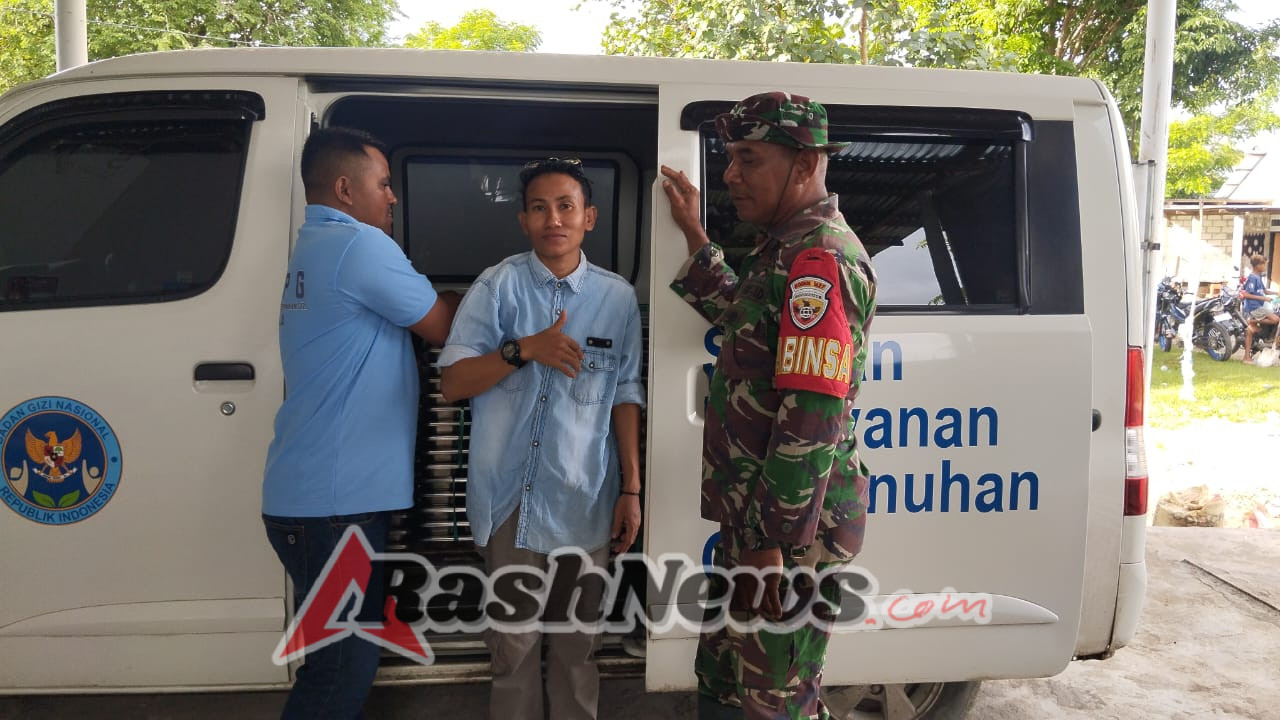 Sinergi Babinsa dan BGN RI, Ribuan Anak Sekolah di Rote Timur Nikmati Makanan Bergizi