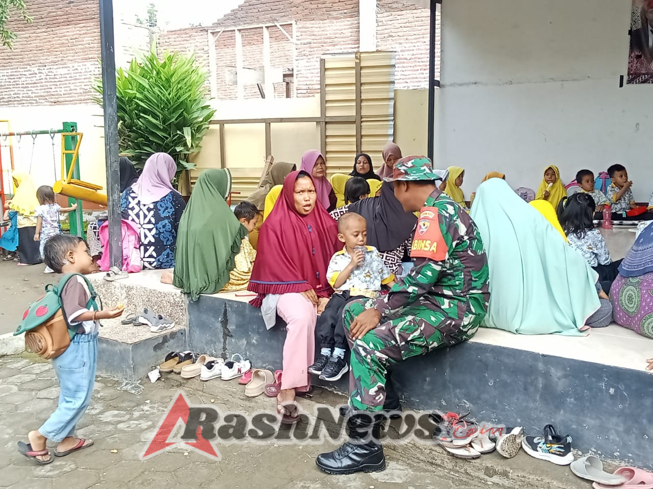 Peran Aktif Babinsa Sertu Ruslin dalam Pendampingan Program MBG di Sumbawa Barat