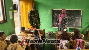 Koramil 1630-02/Lembor Pastikan Program Makanan Bergizi Berjalan Aman dan Tepat Sasaran