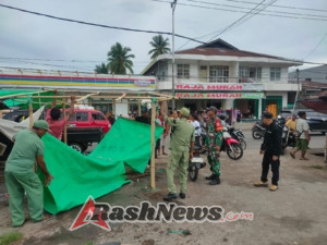 Sinergi TNI–Polri dan Pemda, Penertiban Ex Pasar Geliting Berjalan Aman
