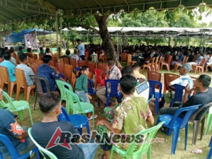 Babinsa Koramil 1627-03/BTT Dampingi Sukuran Natal dan Tahun Baru 2026 di Loaholu