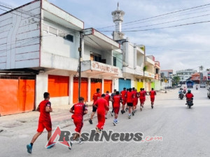 Jaga Kesiapan Tugas, Personel Kodim 1613/Sumba Barat Gelar Olahraga Bersama