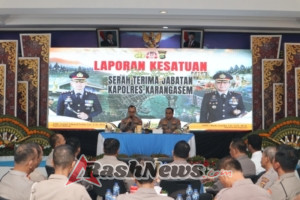 Laporan Kesatuan Sertijab Kapolres Karangasem: AKBP I Made Santika Tekankan Kehadiran Personel di Tengah Masyarakat