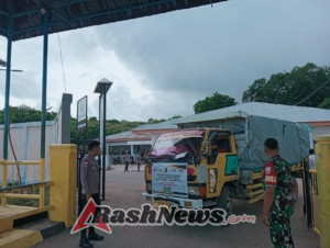 Garda Maritim 3 Berlayar Aman, Piket Koramil Pantai Baru Lakukan Pengawasan