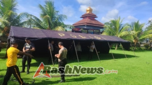 Sat Samapta Polres Bangli Cek Kesiapan Tenda sebagai Bentuk Kesiapsiagaan