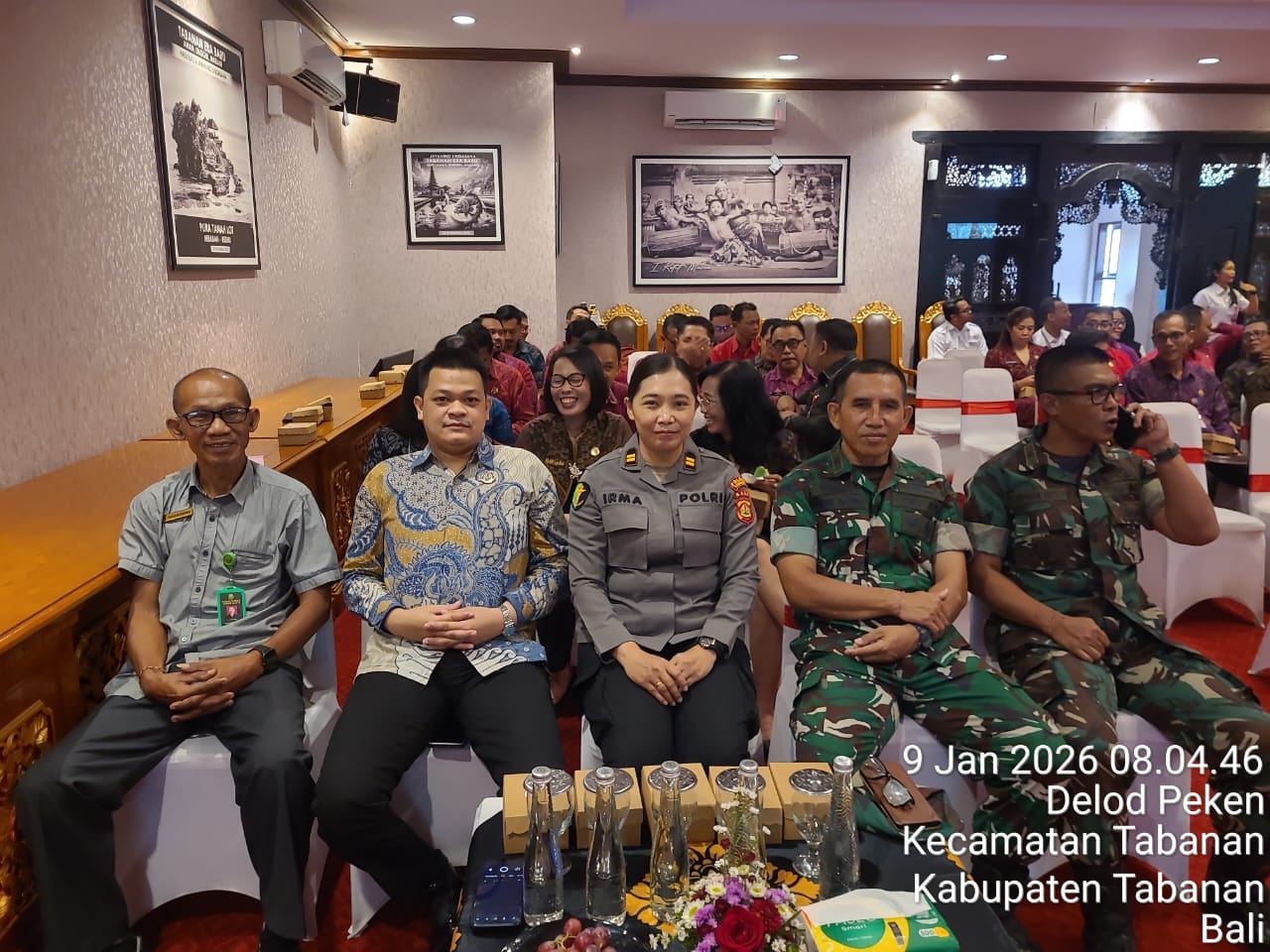 Kasi Dokkes Polres Tabanan Hadiri Pelantikan Pengurus PMI Tabanan 2025–2030 dan Launching Program “SI DORAS” oleh Bupati Tabanan*