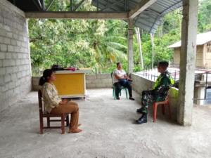 TNI AD Gelar Komsos & Pamwil, Bangun Sinergi dengan Pemerintah Desa Liabeke