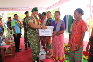 Kodim 1604 Kupang Peduli Kesejahteraan Warga Perbatasan