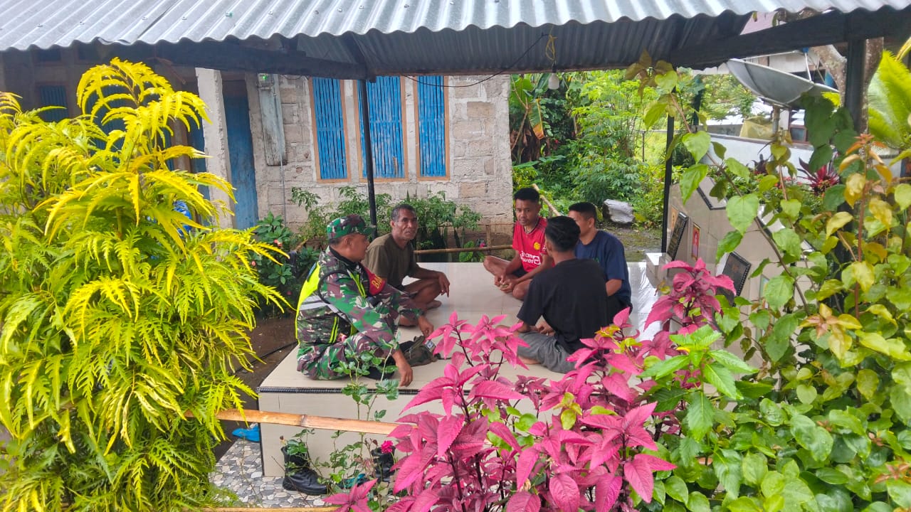 Babinsa Hadir di Tengah Warga, Monitoring Wilayah Binaan Berjalan Aman dan Kondusif