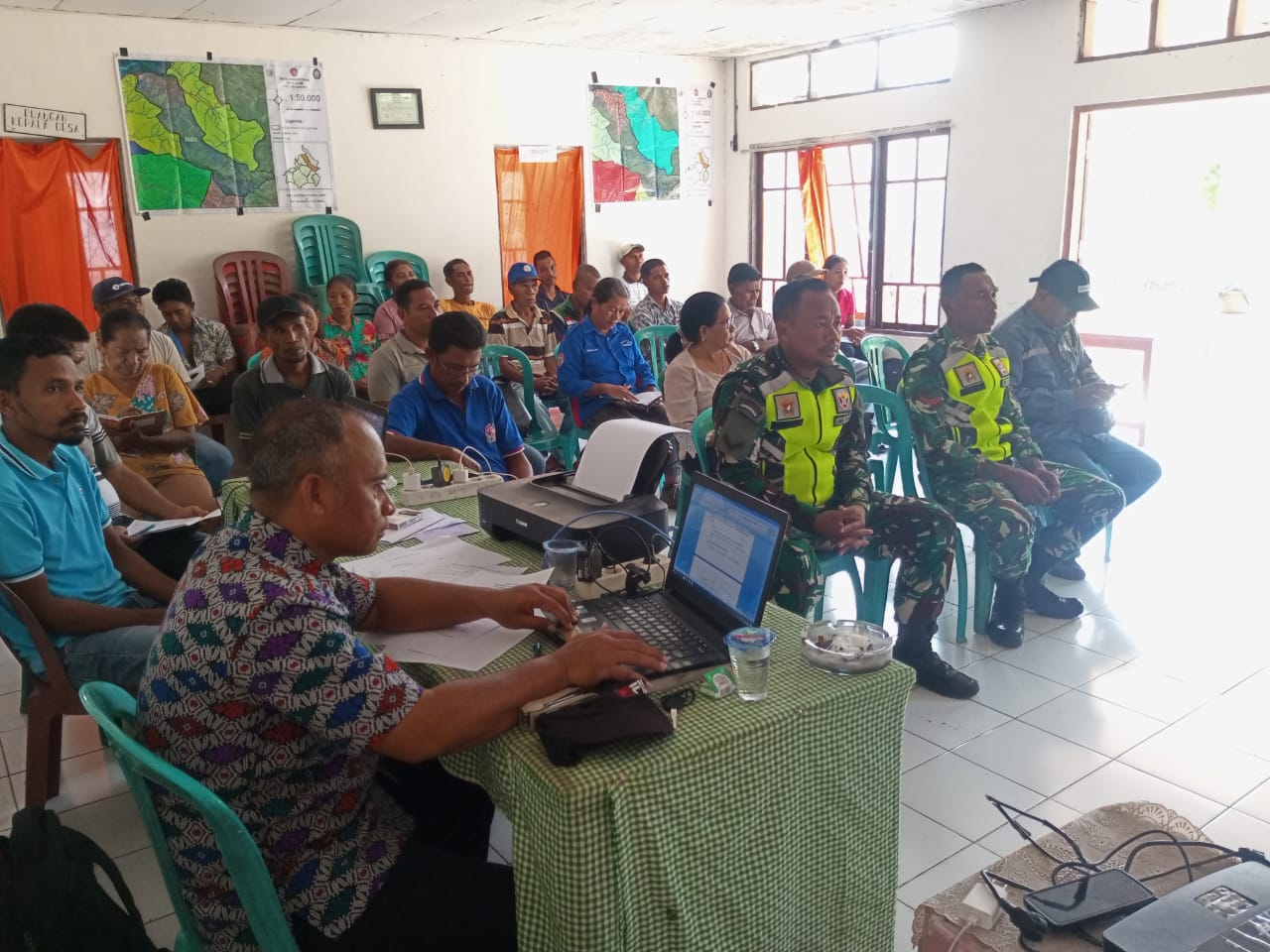 Sinergi TNI dan Pemerintah Desa, Musdes Desa Nabe Tahun 2026 Sukses Digelar