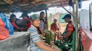 Babinsa Serka Soeherman Laksanakan Kegiatan Teritorial di Desa O’O