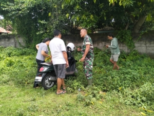 Danramil Sukasada Bersama Babinsa Laksanakan Pengecekan Pembangunan Kantor KDKMP