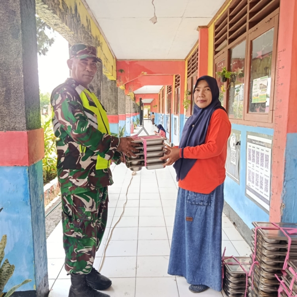 Program Makan Bergizi TNI di Bima Berhasil Layani Ribuan Siswa