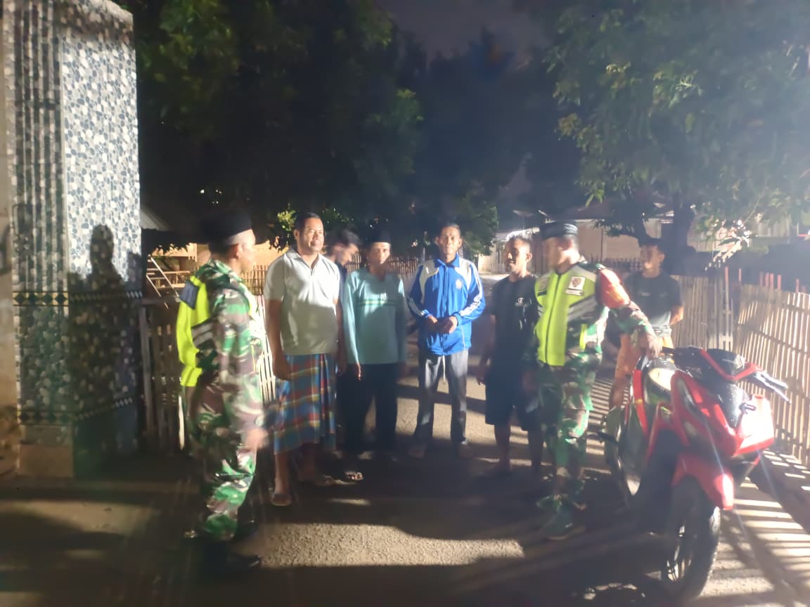 Patroli Siskamling Sinergikan Warga dan Koramil di Kecamatan Sape dan Lambu