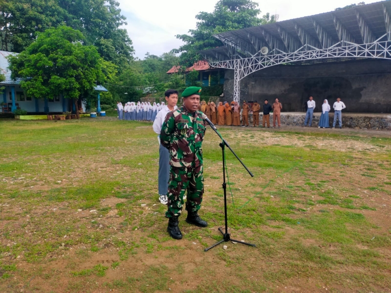 Kapten Cba Iwan Susanto Ingatkan Pentingnya Disiplin Waktu di Sekolah