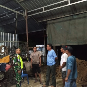 Babinsa Dorong Warga dan Perangkat Desa Bangun Lingkungan Harmonis Lewat Patroli Bersama