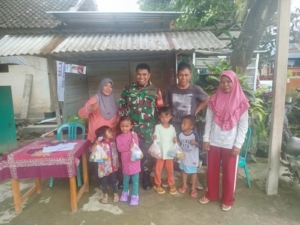 Pendampingan Babinsa Sukseskan Program Makan Bergizi Gratis