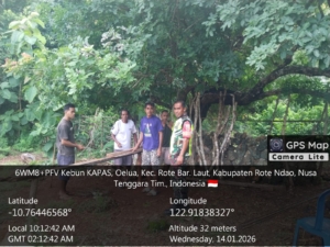 Sertu Jose Timo Laksanakan Pemantauan Tahap Pelipatan Besi Pembangunan KDKMP