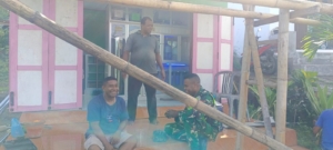 Masyarakat Sambut Hangat, Babinsa Ramil 1602-01/Ende Perkuat Kehadiran TNI