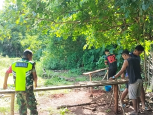 Babinsa Batutua Kawal Tahapan Pembangunan KDKMP di Kecamatan Loaholu