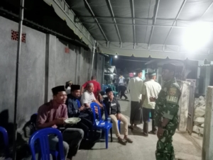 Koramil Jereweh Imbau Warga Jaga Keamanan Saat Patroli Malam