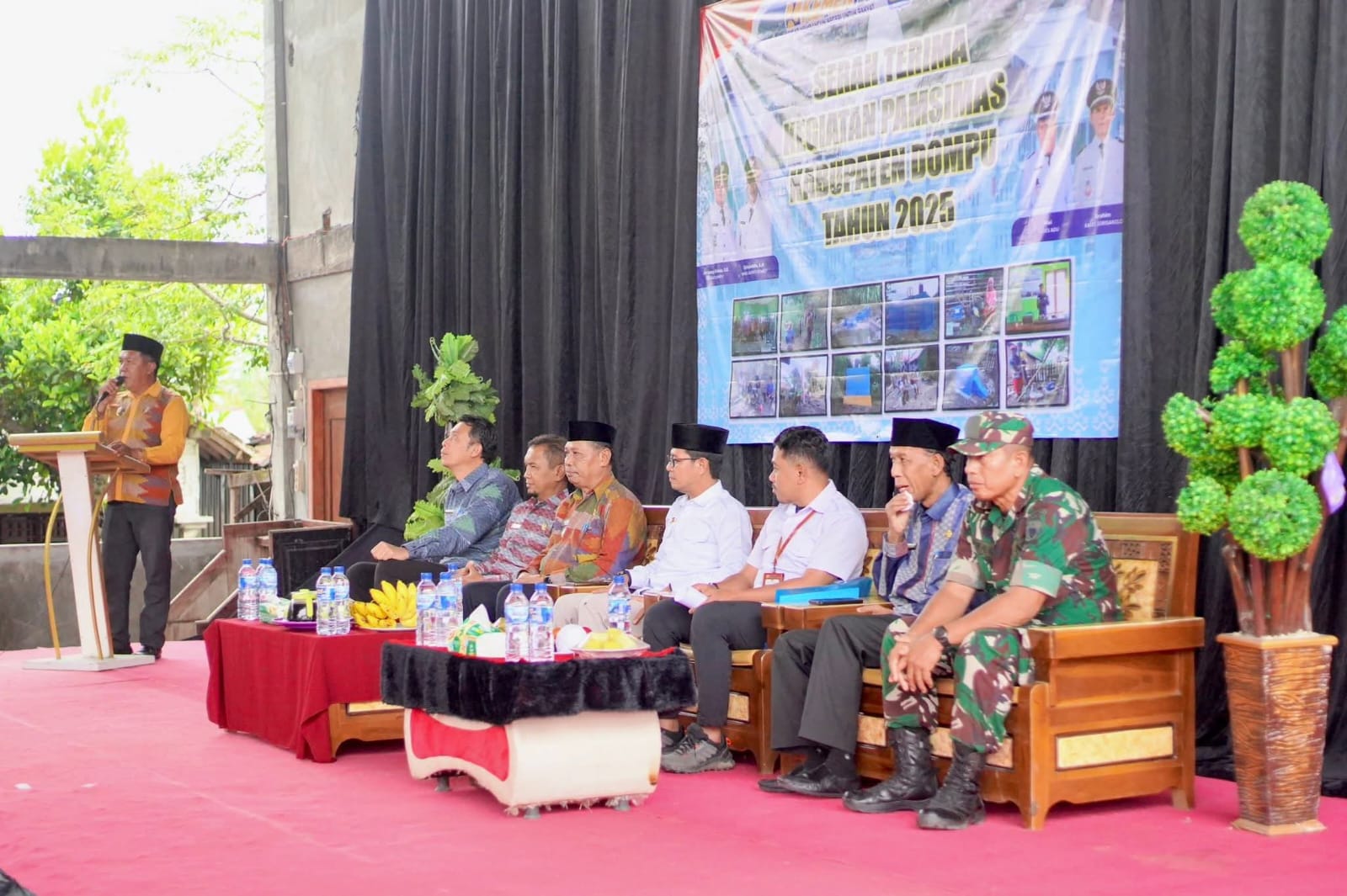 Kehadiran Bupati Dompu dan Danramil Hu’u Warnai Serah Terima PAMSIMAS 2025
