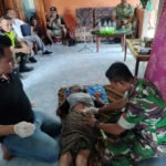 Dekat dengan Rakyat, Dandim 1627/Rote Ndao Gelar Aksi Peduli Sehat di Desa Nggodimeda