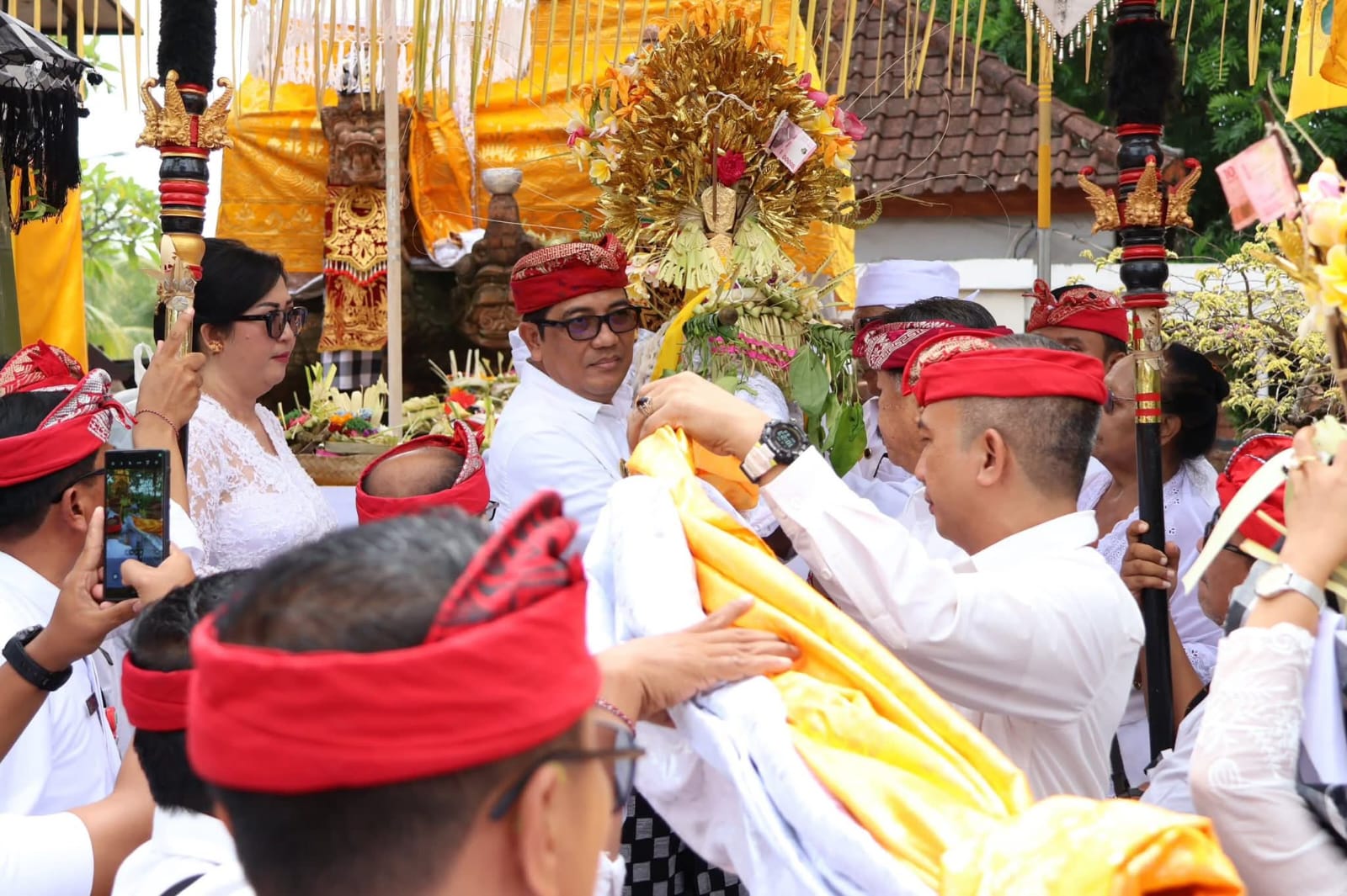 Upacara Ngemijiang Nugtugan Karya Ngenteg Linggih Awali Aktivitas Pemkab Tabanan Tahun 2026