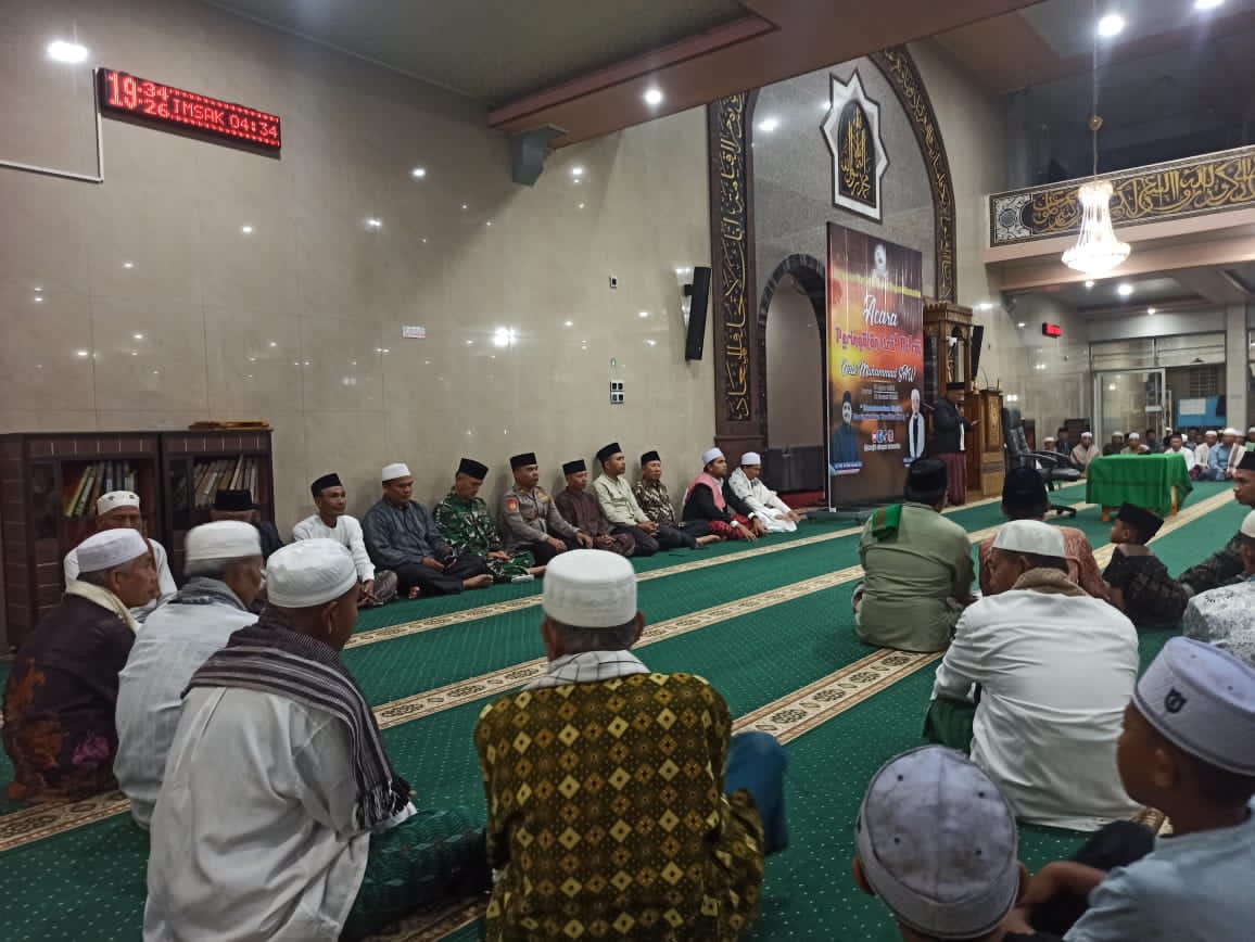 Pererat Silaturahmi, Danposramil Aikmel Ikuti Perayaan Isra’ Mi’raj 1447 H di Wanasaba