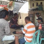 Melalui Komsos, Babinsa Loka Rencanakan Gotong Royong Bersihkan Sampah Plastik