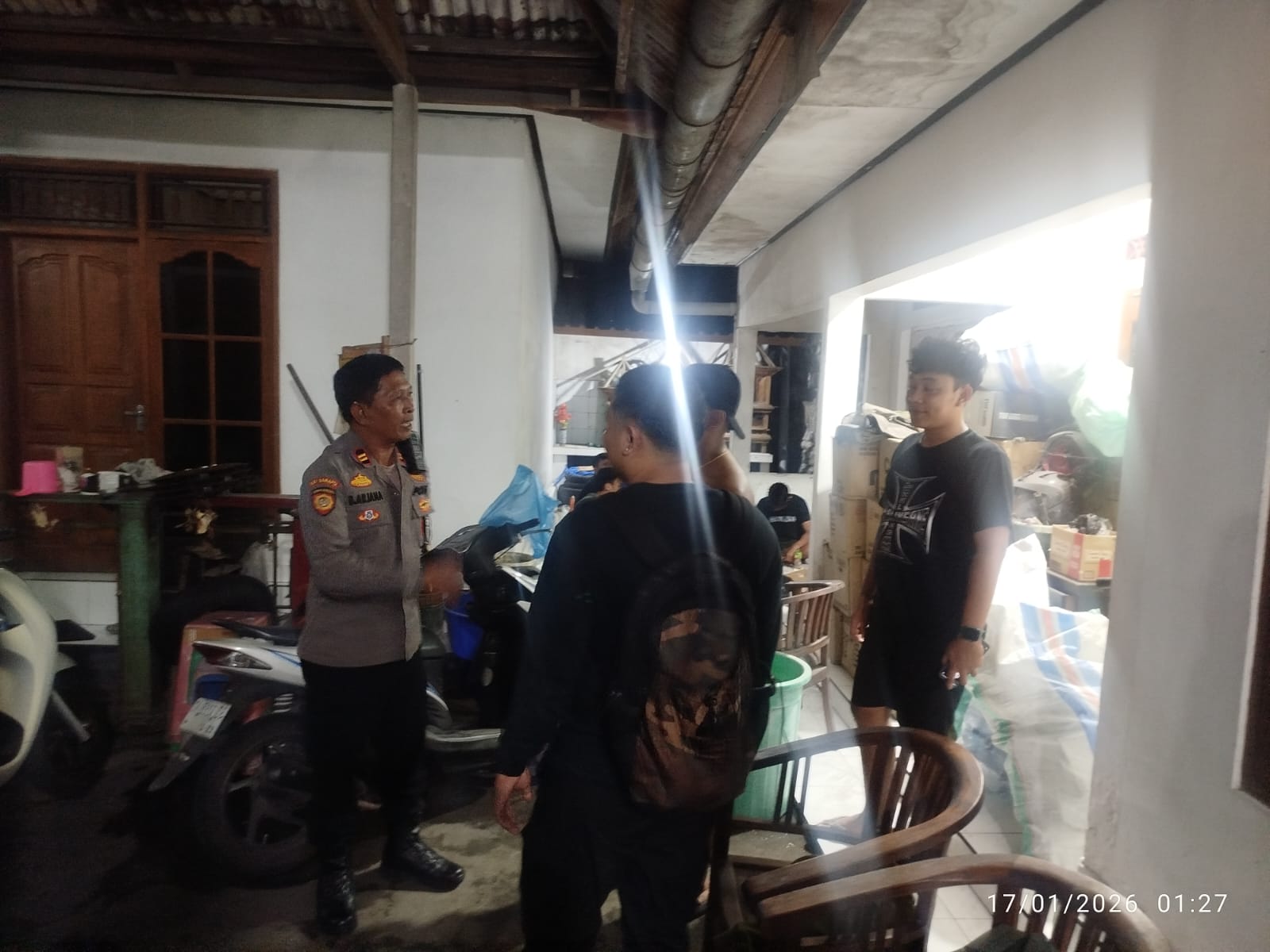 Polsek Dentim Tindaklanjuti Pengaduan 110 Terkait Musik Keras di Lingkungan Permukiman