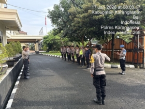 Antisipasi Pelanggaran Personil Dalam Pelaksanaan Tugas, Sat Lantas Laksanakan Serah Terima Tugas Jaga