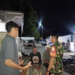 Patroli Malam Babinsa Desa Jala Berjalan Aman dan Kondusif