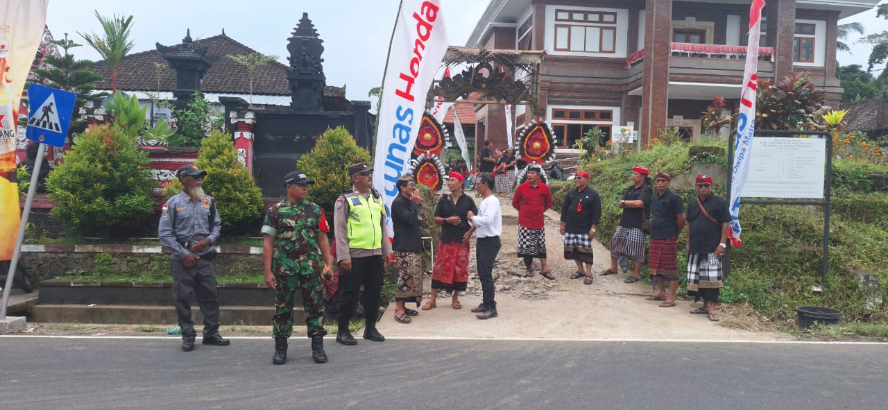 Bhabinkamtibmas Desa Jegu Atensi Kegiatan Pembukaan Bala FEST. I Tahun 2026