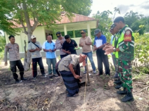 Wujudkan Kamtibmas dan Kemanunggalan TNI–Rakyat, Babinsa Hadir dalam Peletakan Batu Pertama KDKMP