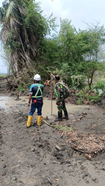 Didukung Dapur Sehat Persit, Pengamanan Proyek Sentra Garam Nasional Berjalan Lancar