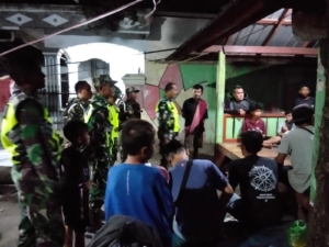 Apel Pengecekan Patroli Skala Besar Koramil 1608-01/Rasanae di Wilayah Kota Bima