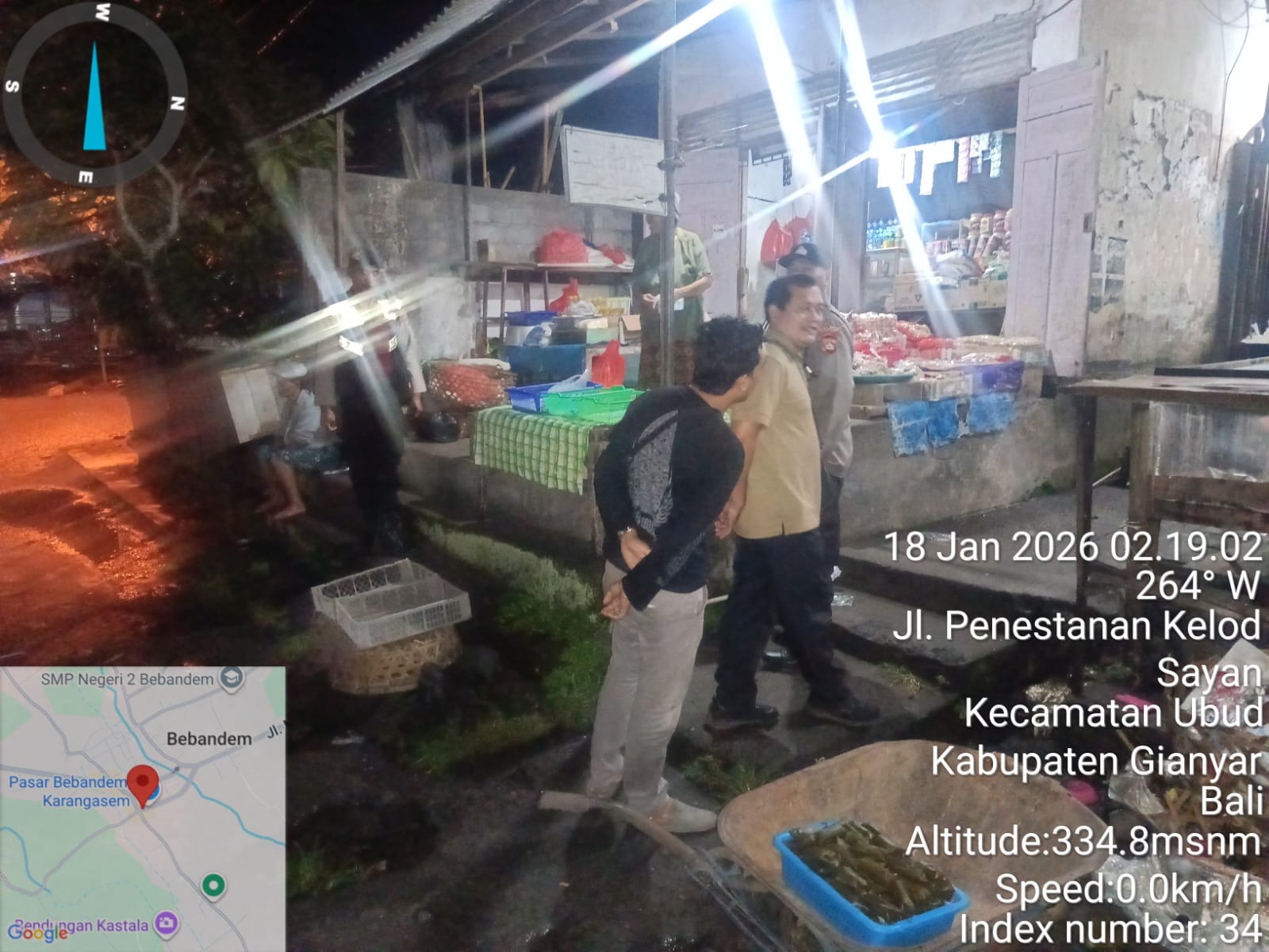 Polsek Bebandem Laksanakan Blue Light Patrol untuk Antisipasi Gangguan Kamtibmas