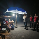 Kapolsek Klungkung Pimpin Patroli Malam Siwaratri, Pastikan Kamtibmas Tetap Kondusif.