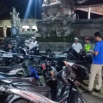 Polsek Selemadeg barat Gelar pengamanan Jaga Keamanan Malam Siwalatri